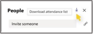 View or export a list of users who attended a meeting